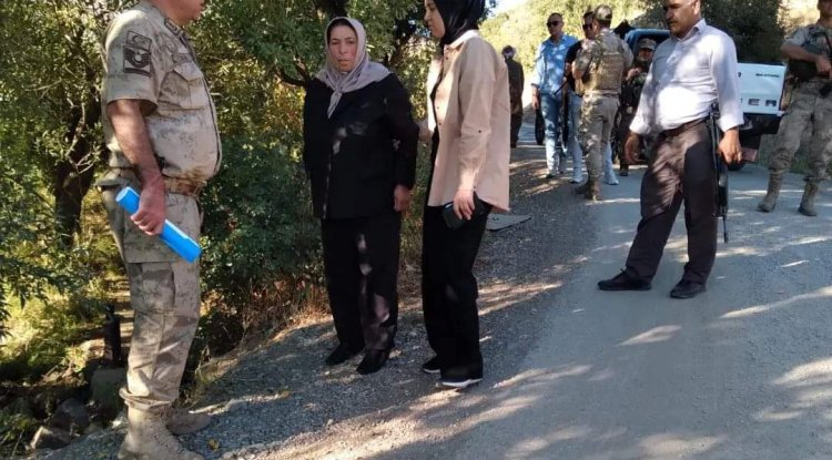 Acılı anne oğlunun şehit düştüğü yere gitti