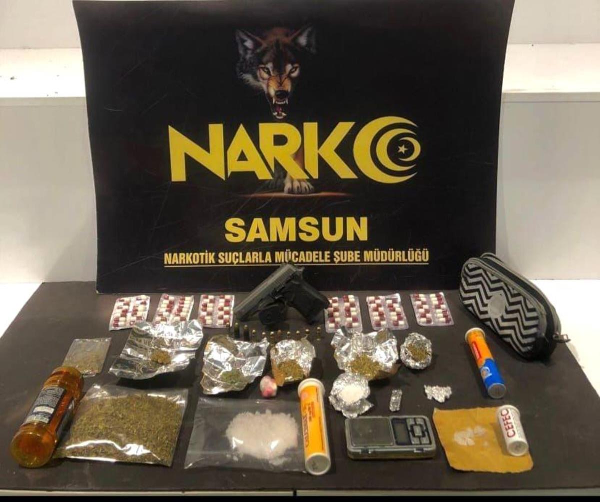 Samsun’da aracında uyuşturucu ele geçen şahıs tutuklandı