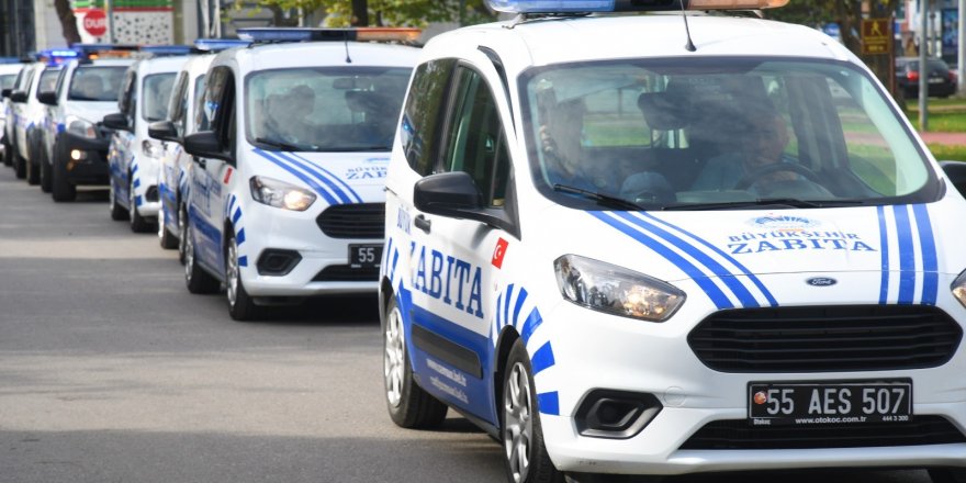 Samsun Büyükşehir zabıtasına 20 yeni araç