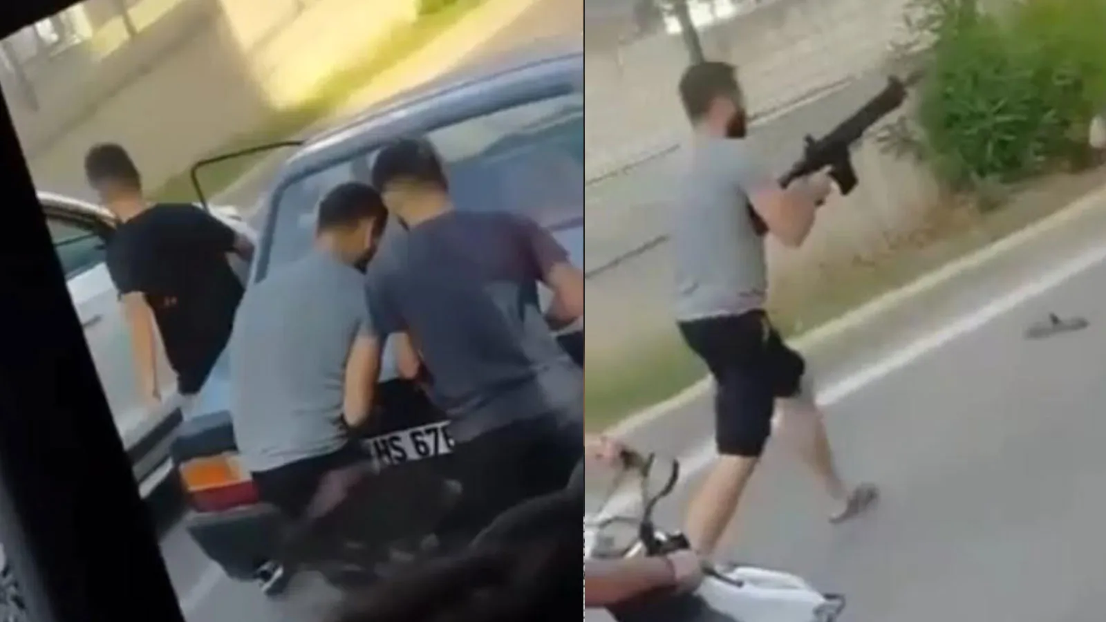 Trafikte tartıştığı sürücüye pompalı tüfekle ateş açtı