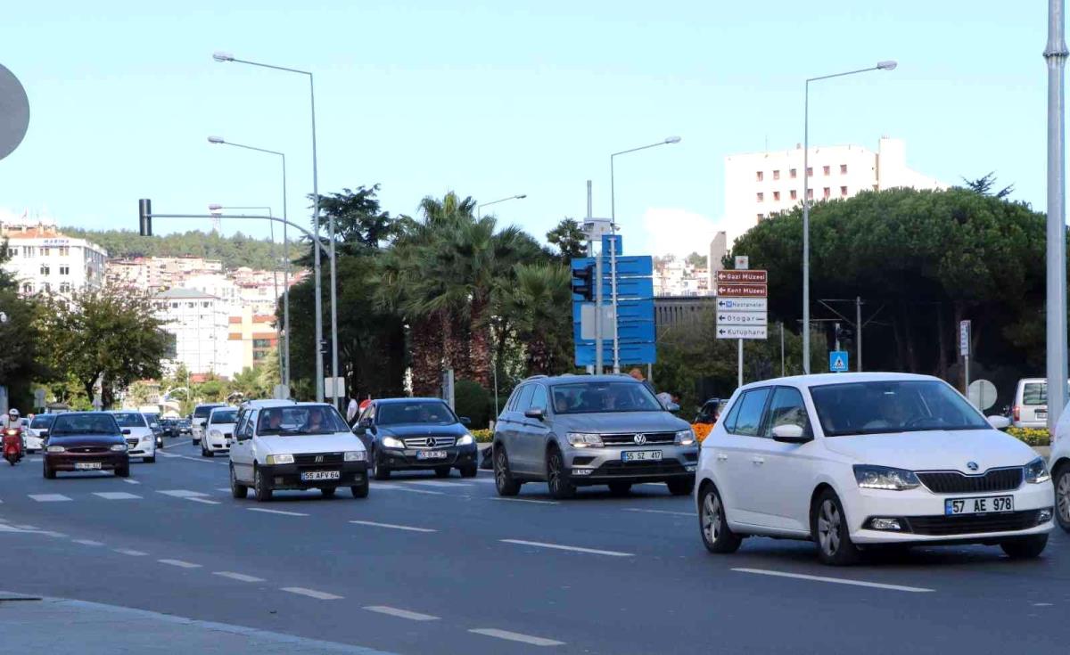 Samsun’da trafiğe kayıtlı araç sayısı belli oldu