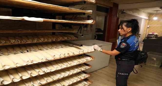 Samsun’da zabıtalardan şafak vakti fırın denetimi