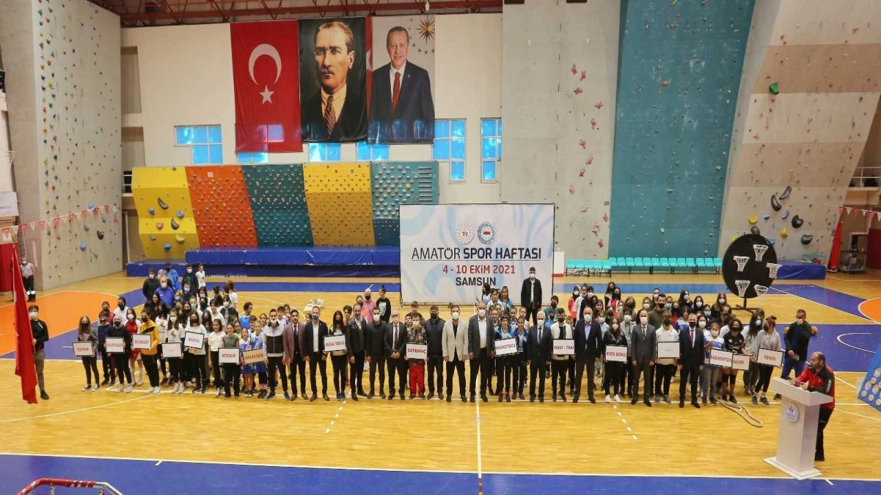 Samsun’da ‘Amatör Spor Haftası’ başladı