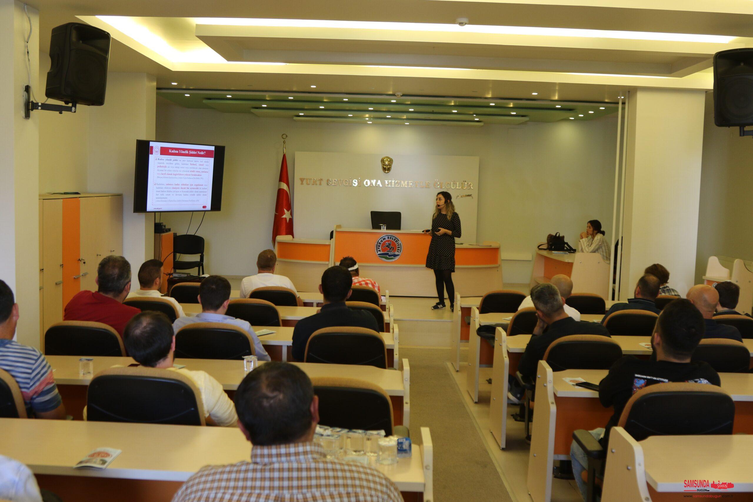 Erkek çalışanlara “Kadına Yönelik Şiddetle Mücadele” eğitimi