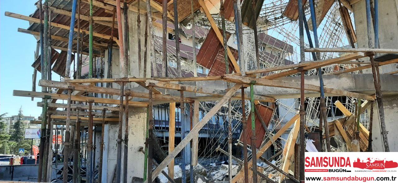 Balıkesir’de inşaat çöktü: 5 yaralı