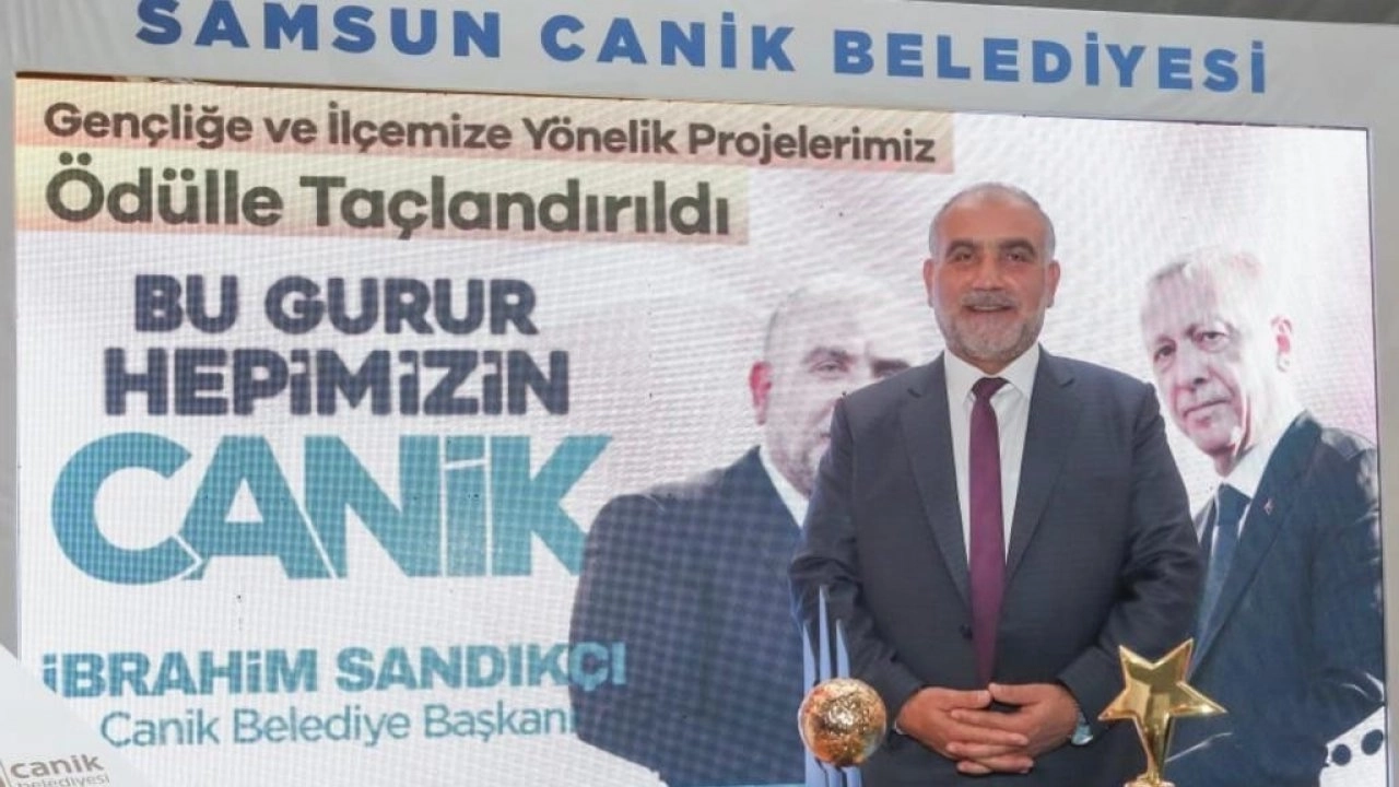 Canik Belediyesi’ne 3 yılda 3 ödül