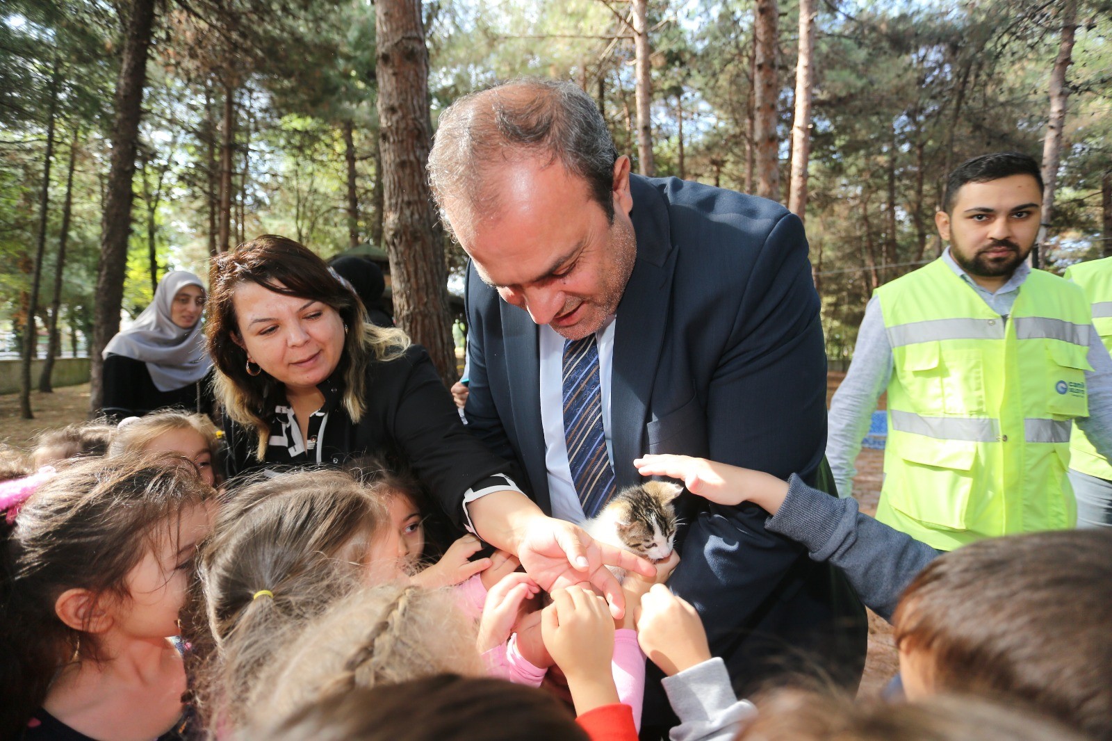 Canik’te can dostları unutulmadı