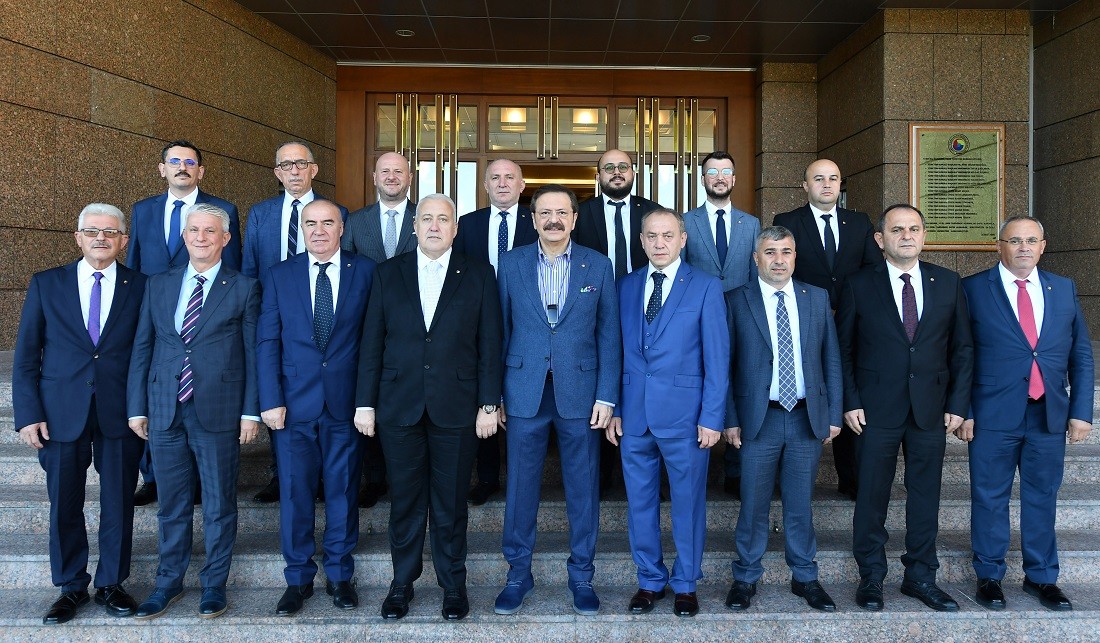Çarşamba Ticaret Borsası’ndan Hisarcıklıoğlu’na ziyaret