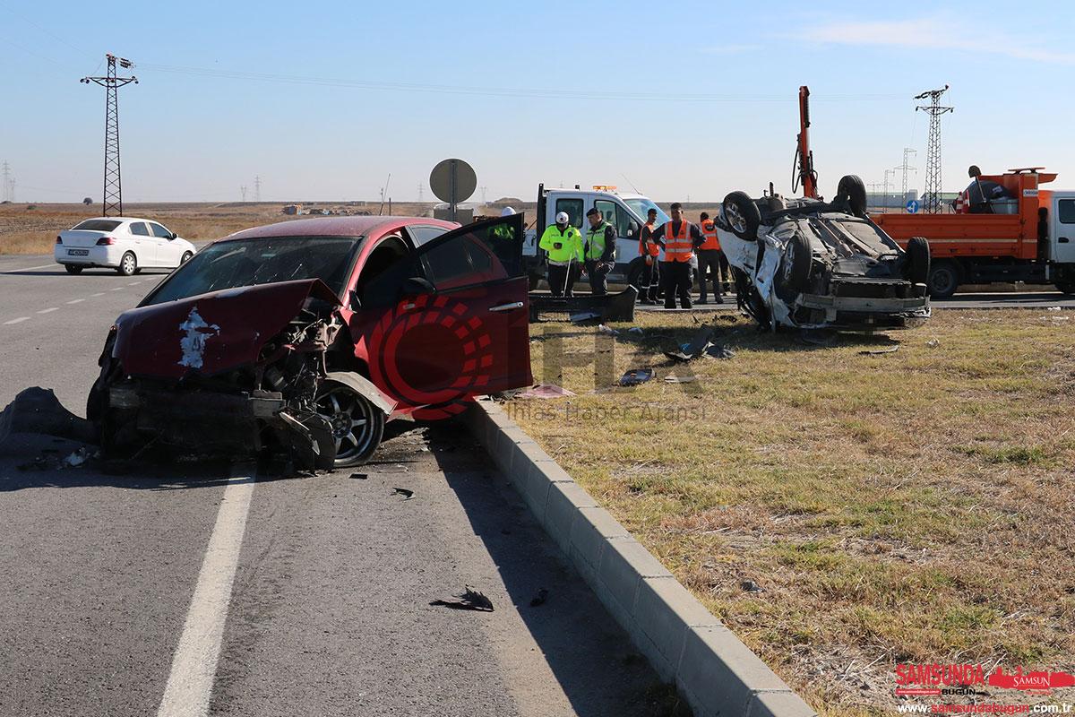Trafik kazasında 5 kişi yaralandı