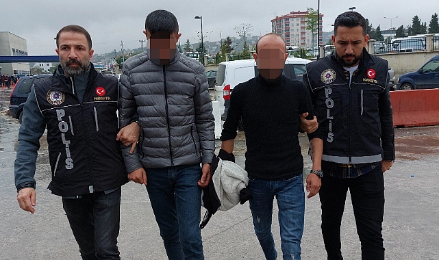 Samsun’da uyuşturucudan 2 kişi gözaltına alındı