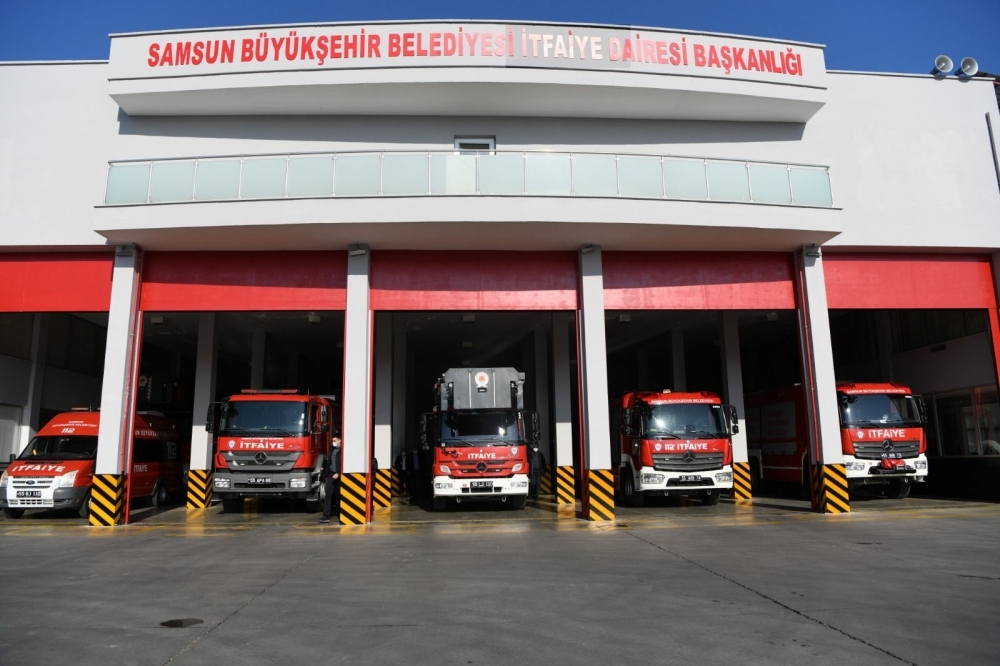 Samsun itfaiyesi ilk 8 ayda 4 bin olaya müdahale etti