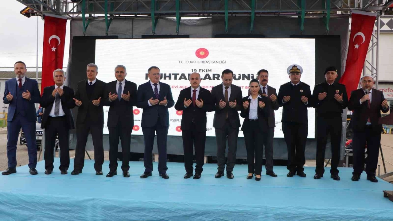 Samsun Muhtarlık Hizmet Binası’nın temeli dualarla atıldı