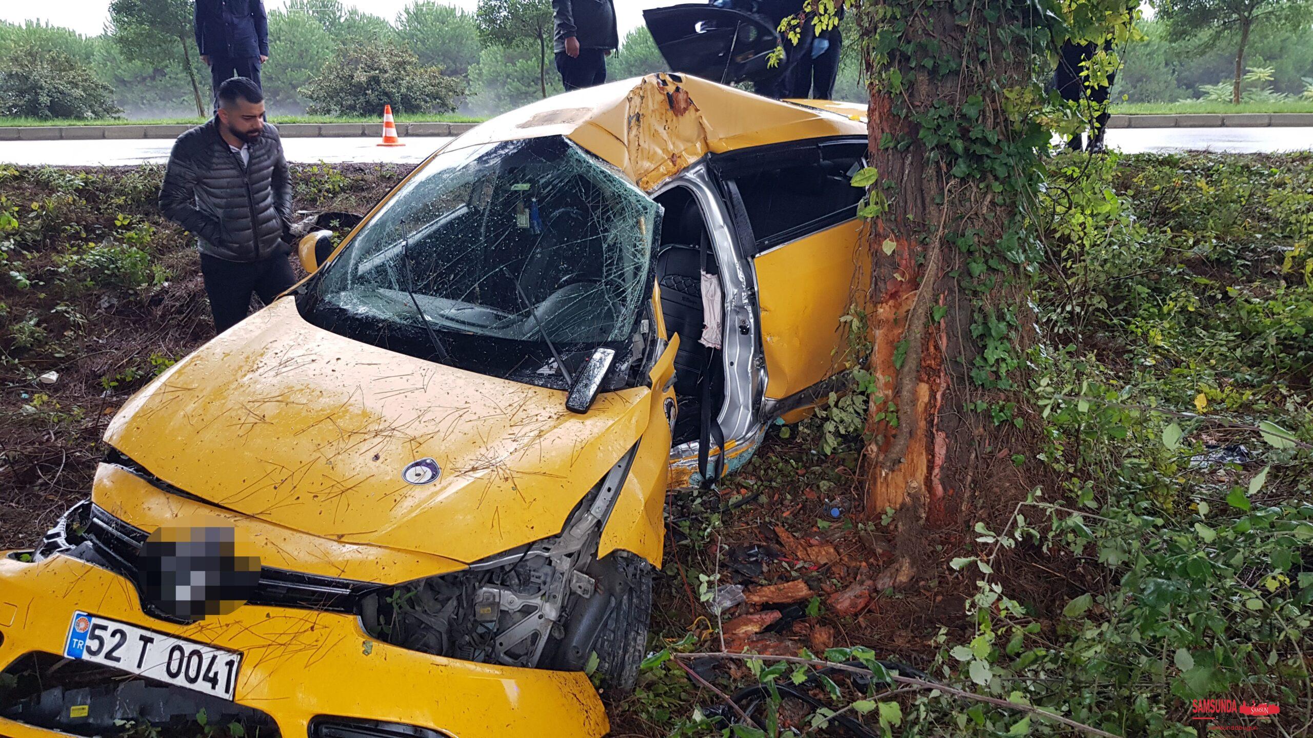 Samsun’da hastane yolunda kaza: 1 ölü, 1 yaralı