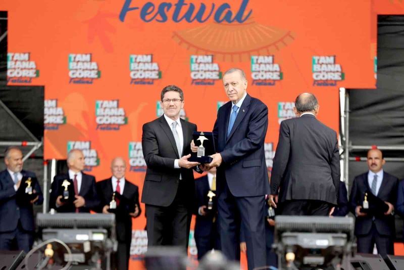 Cumhurbaşkanı Erdoğan’dan SBB’ye ödül