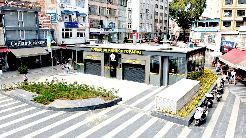 Samsun’da park sorunu Tarihi doku ile çözüldü