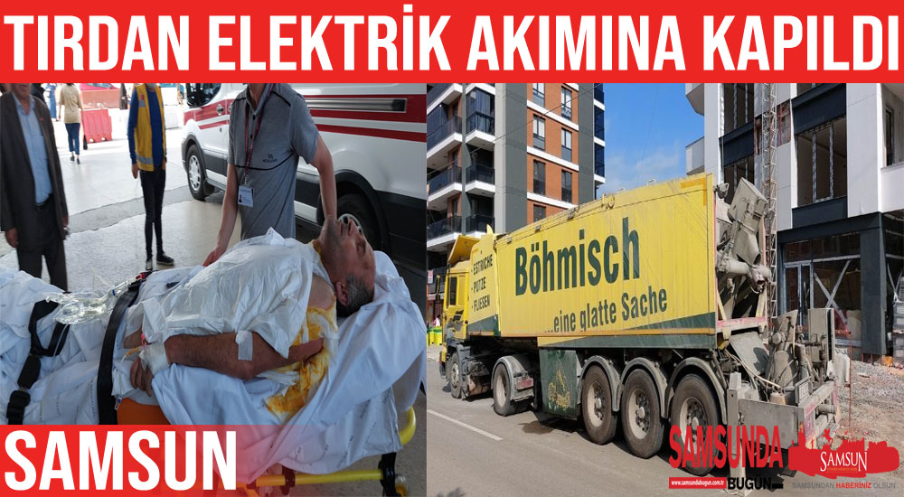 Elektrik akımına kapılan işçi ağır yaralandı