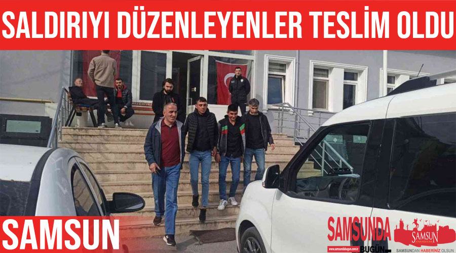 Silahlı saldırıyı düzenleyen kişiler teslim oldu