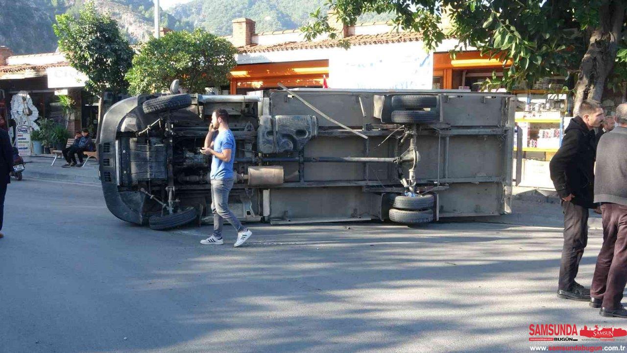Fethiye’de zincirleme trafik kazası