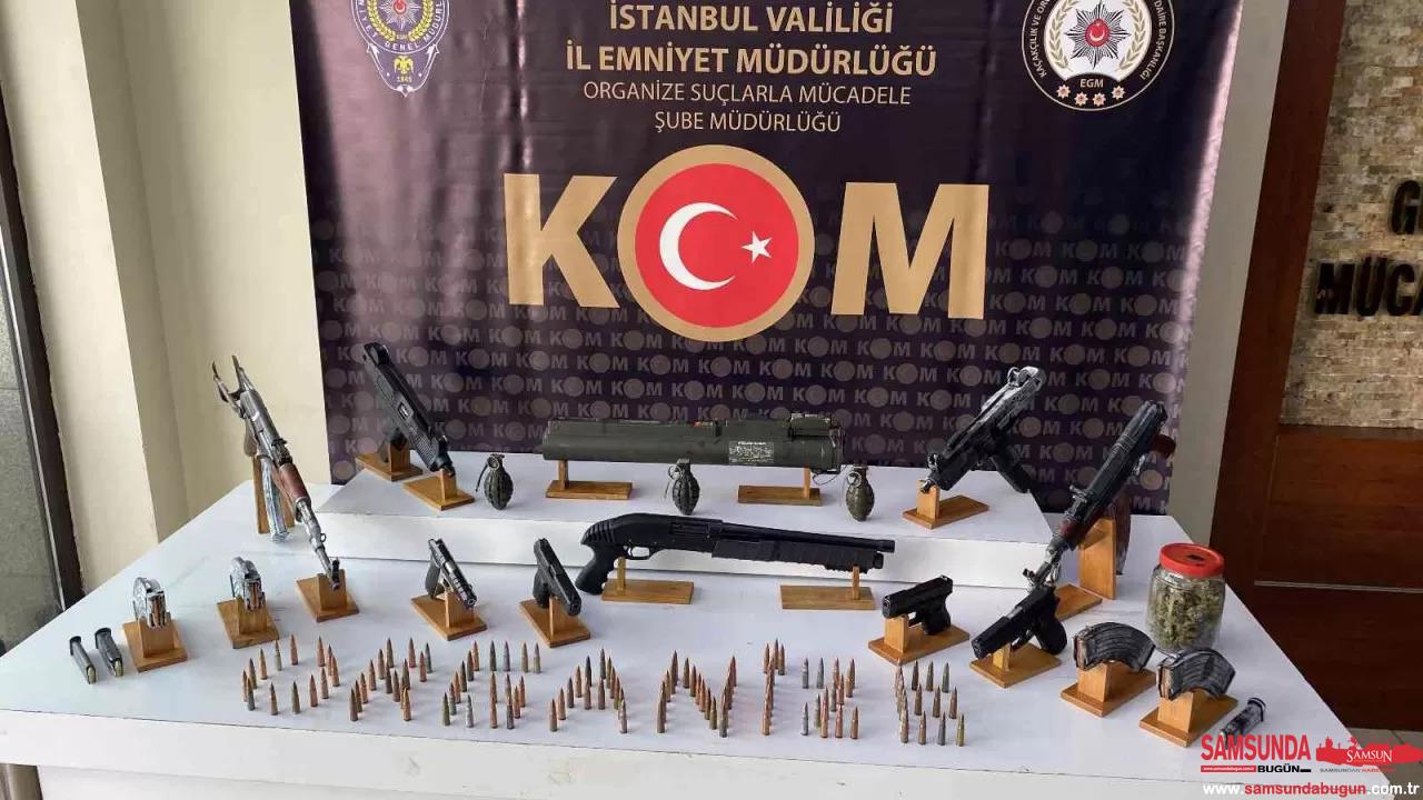 İstanbul’da düzenlenen daireden cephanelik çıktı!