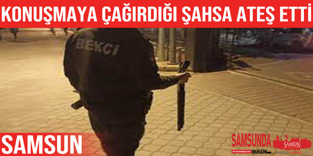 Konuşmak için çağırdı, pompalı tüfekle ateş etti