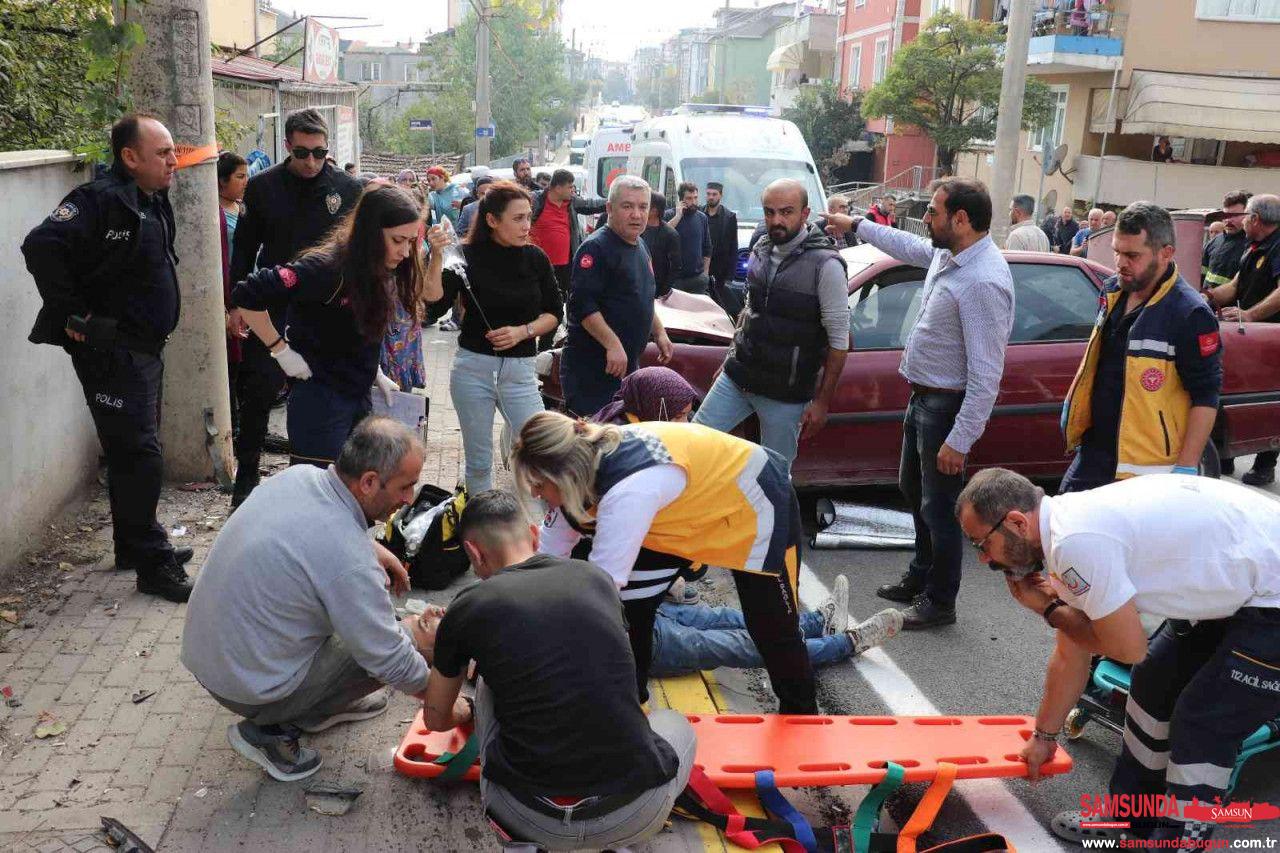 Trafik kazasında can pazarı