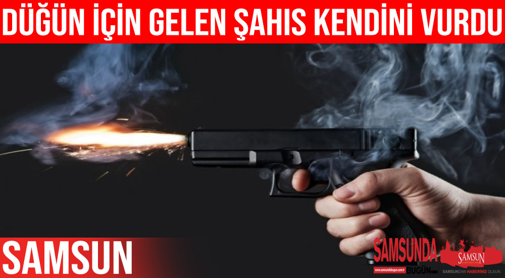Yeğeninin düğünü için geldiği Samsun’da kendini vurdu