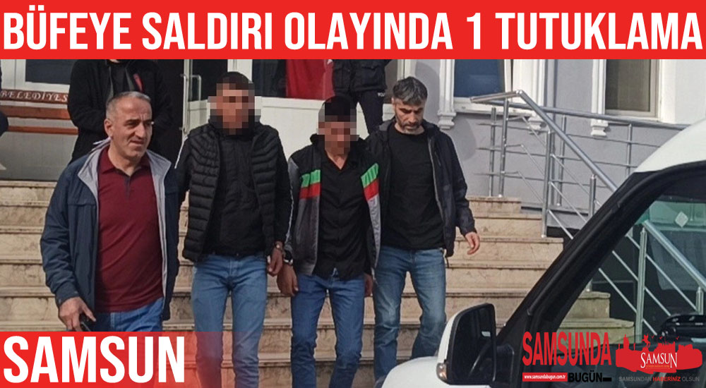 Büfeye silahlı saldırı olayında 1 tutuklama
