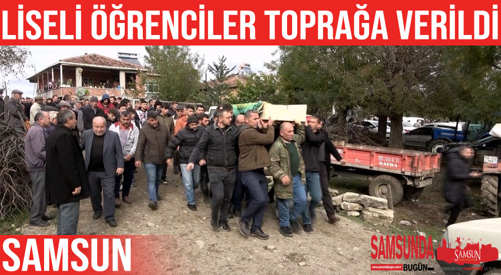 Motosiklet kazasında hayatını kaybeden liseliler defnedildi