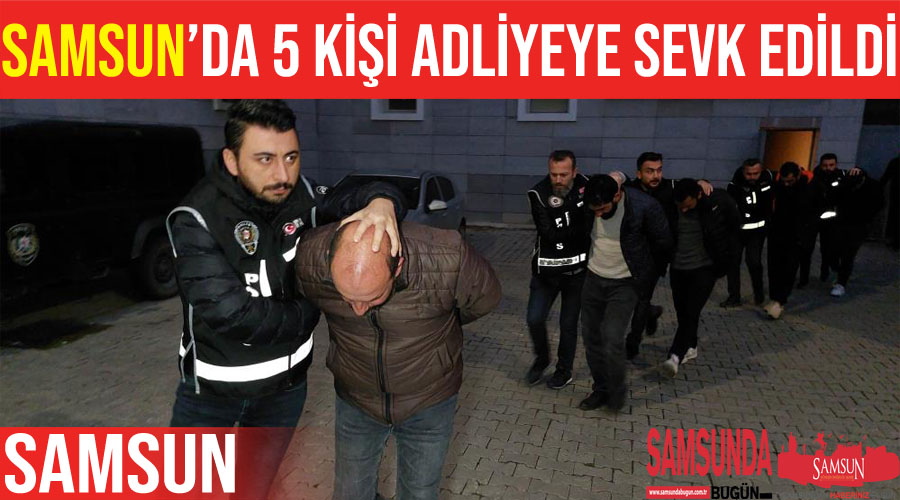 Silahlı saldırıyla ilgili 5 kişi adliyeye sevk edildi