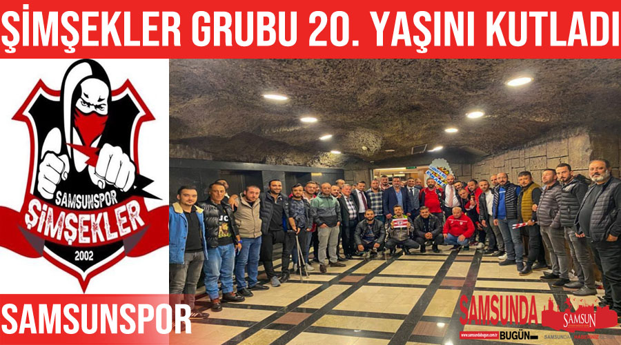 Şimşekler Taraftar Grubu’nun 20’inci kuruluş yıl dönümü