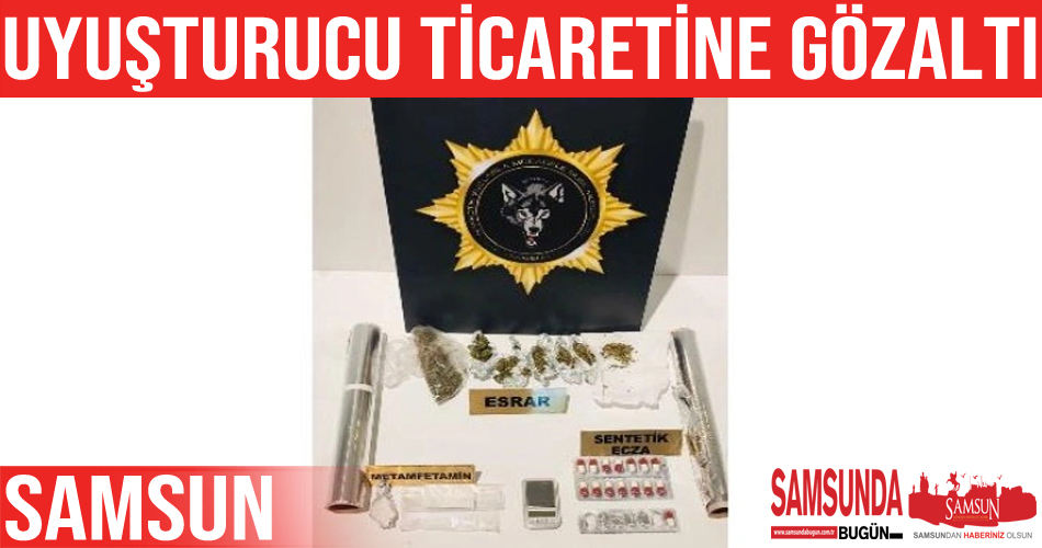 Samsun’daki uyuşturucu ticaretine gözaltı