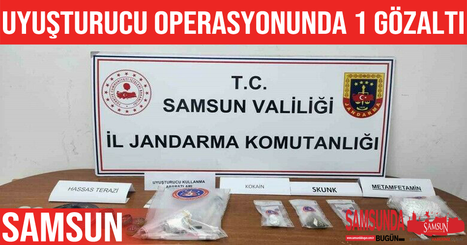Evinde uyuşturucu ele geçen şahıs gözaltına alındı