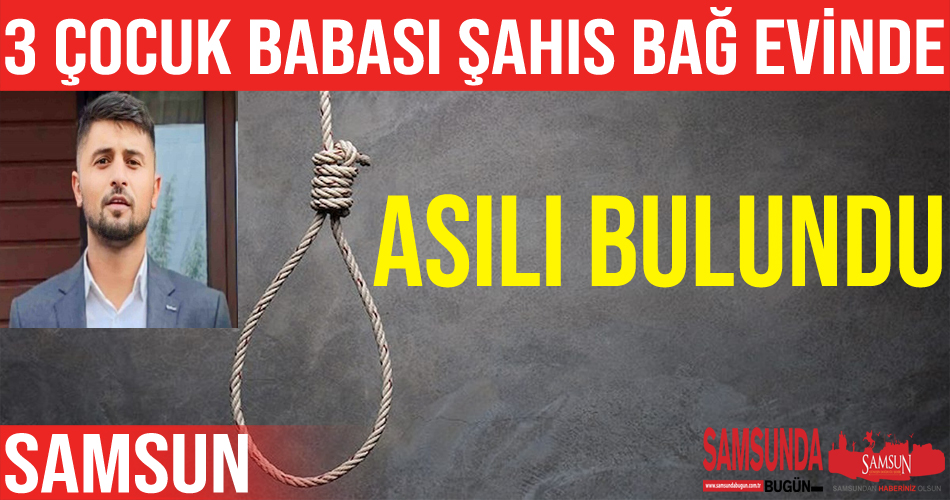 3 çocuk babası genç bağ evinde asılı bulundu