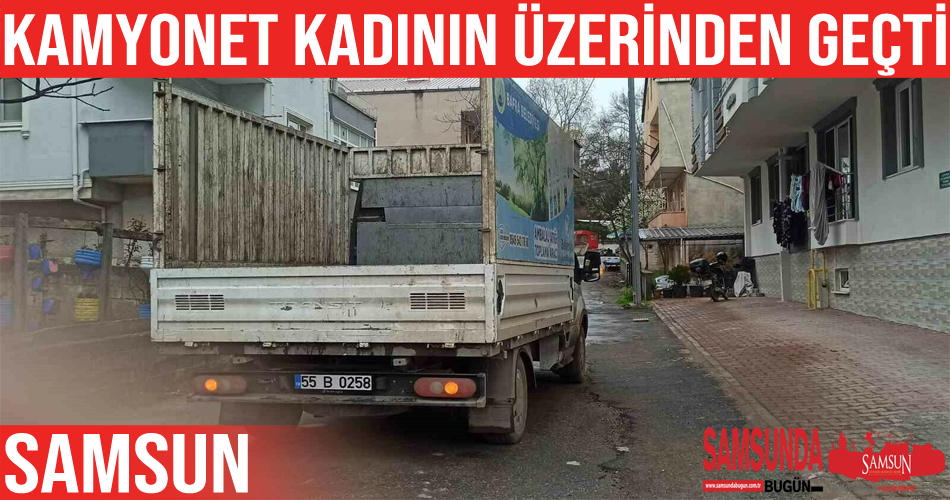 Atık toplama aracı yaşlı kadının üzerinden geçti