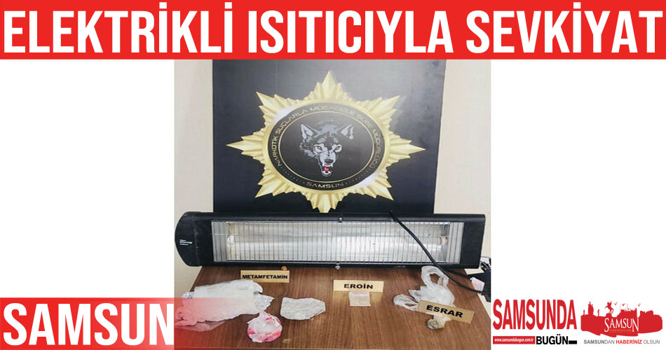 Elektrikli ısıtıcının içinde uyuşturucu ele geçirildi