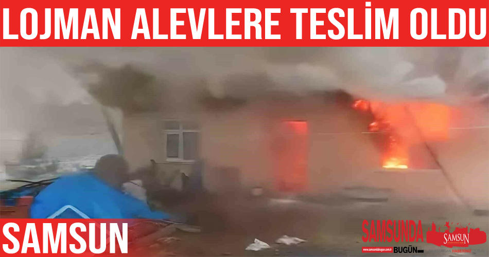 İmamın kaldığı lojman alevlere teslim oldu