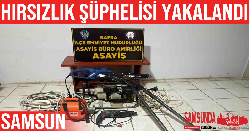 İnşaat malzemeleri hırsızlığı şüphelisi yakalandı