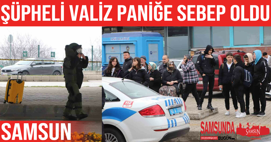 Viyadük altında şüpheli valiz paniği