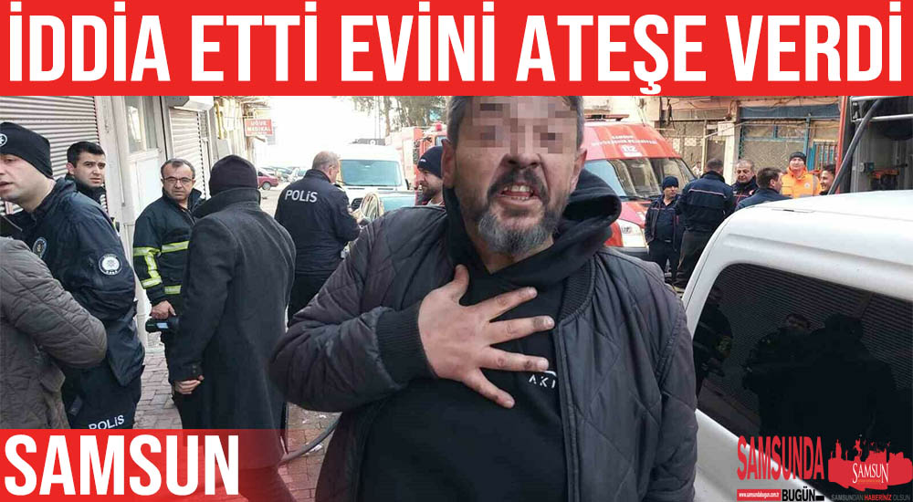 Gasp Edildiğini İddia Eden Şahıs Evini Ateşe Verdi