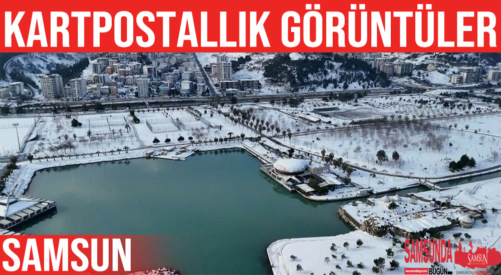 Samsun’un Kar Manzaraları Büyüledi
